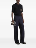 Dolce & Gabbana virgin wool polo shirt with logo