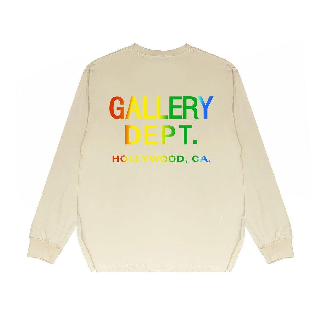 Gallery Dept Long Sleeved Shirt Fashion Brand Long Sleeve Long-Sleeved T-shirt Blouse