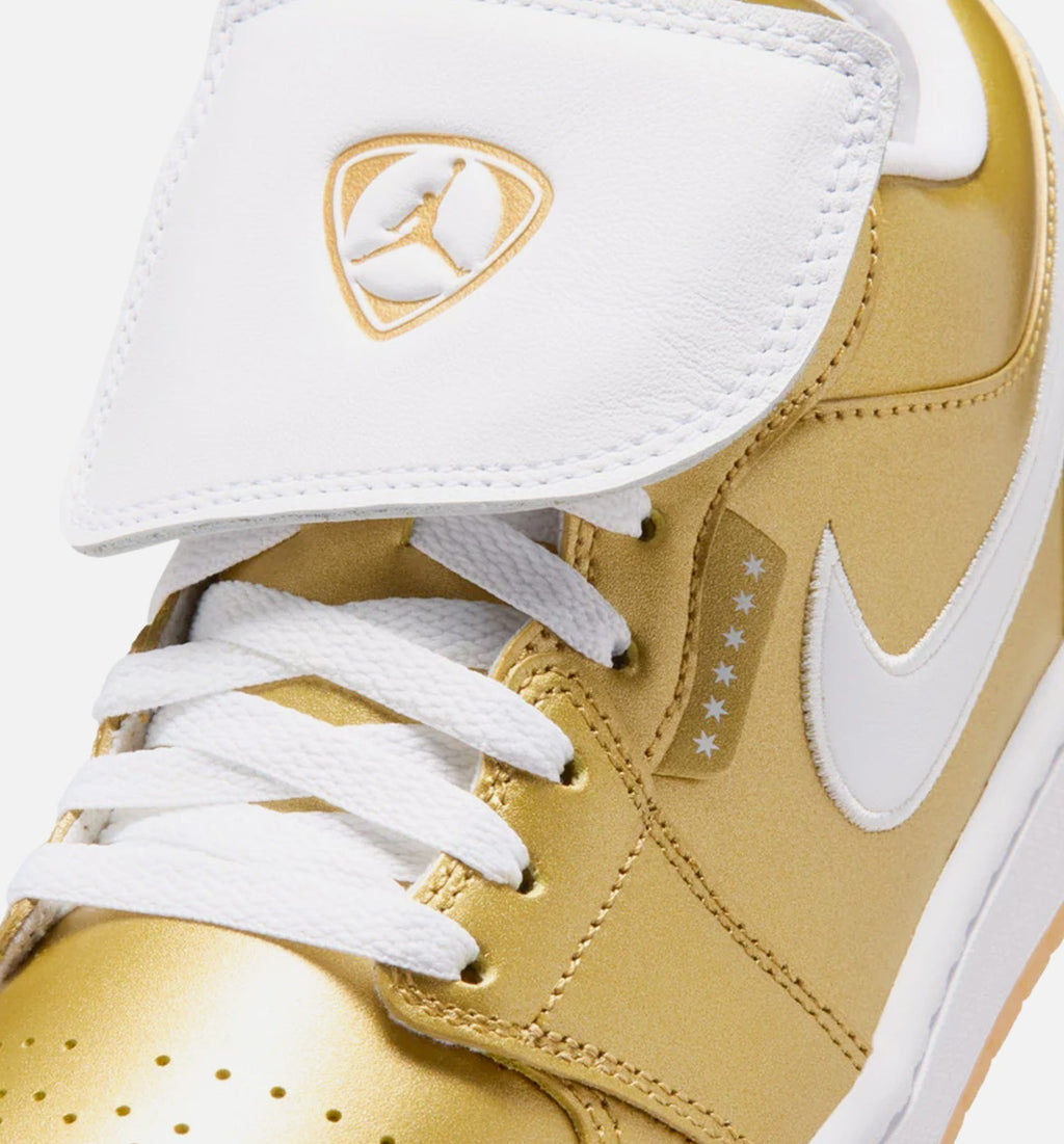 Air Jordan 1 Low “Gold / White / Gum Yellow” Women's Lifestyle Shoes